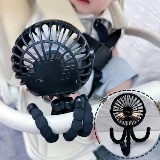 BreezeBuddy™ Clip-On Stroller & Car Seat Fan
