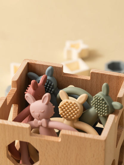 BunnyChew™ Silicone Baby Teether Toy