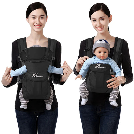 HugGo™ Baby Backpack Carrier | 4-in-1